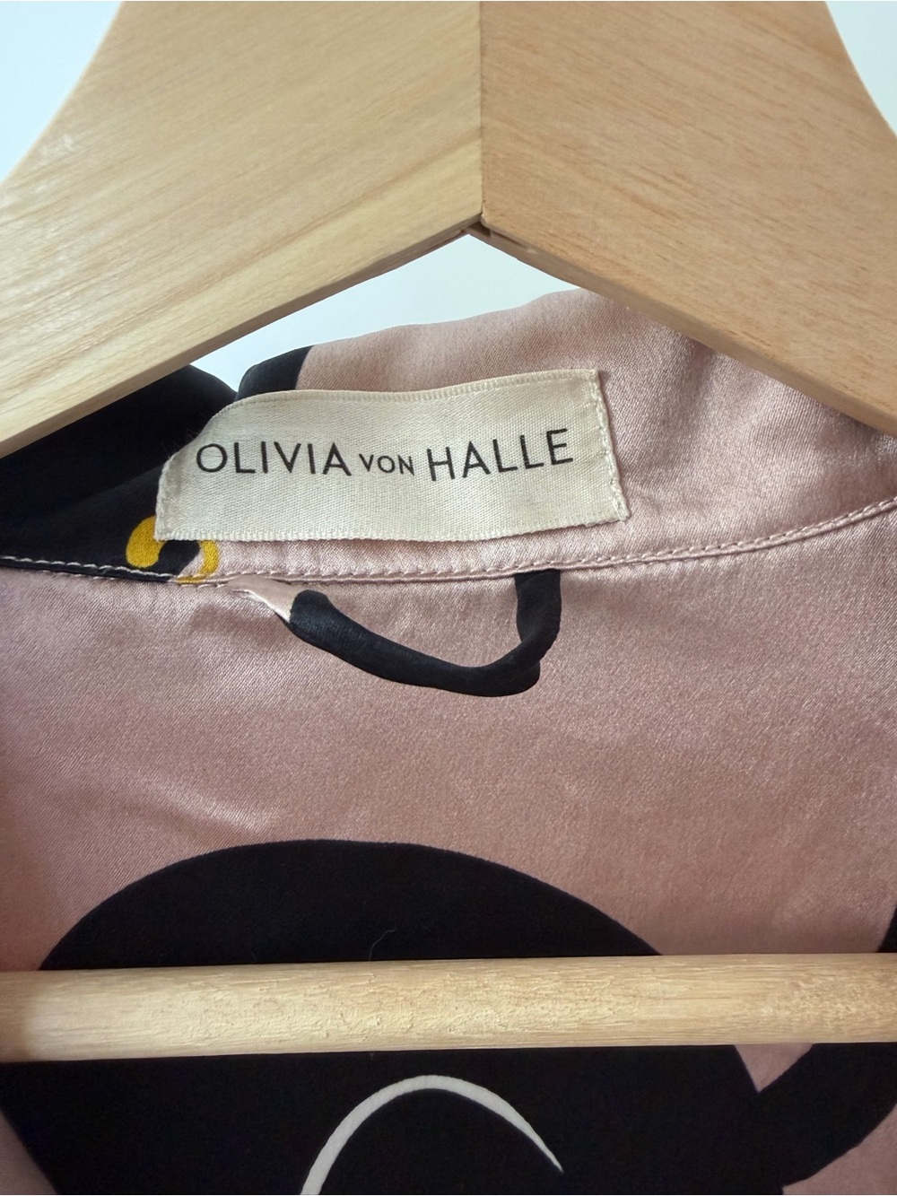 Lila Animal-Print Silk Pajama Set by OLIVIA VON HALLE - Picture 5 of 8